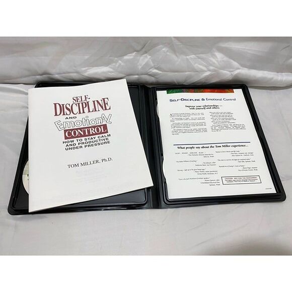 Self-Discipline and Emotional Control by Tom Miller PHD. 3 Disk Self Help Audio - Picture 10 of 12